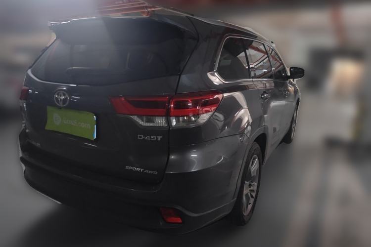 Used Toyota Highlander 2018 2.0T Four-Wheel Drive Luxury Edition 7 Seats China V Emission Standard Rear Right 45 Deg