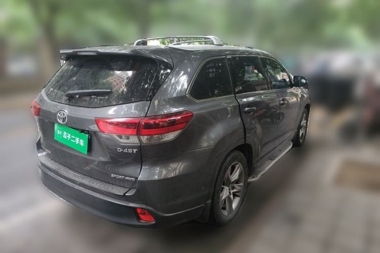 Used Toyota Highlander 2018 2.0T Four-Wheel Drive Prestige Version 7 Seats China V Emission Standard Rear Right 45 Deg