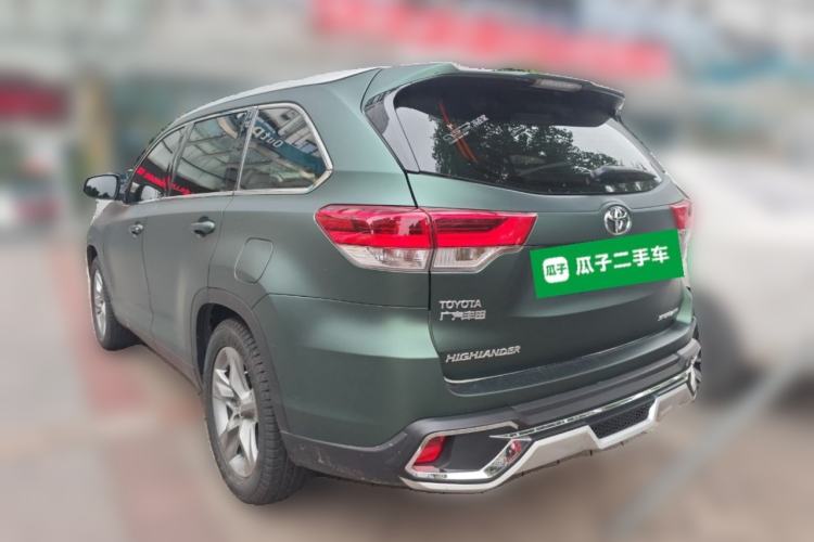 Used Toyota Highlander 2018 2.0T Four-Wheel Drive Luxury Edition 7 Seats China V Emission Standard Rear Left 45 Deg