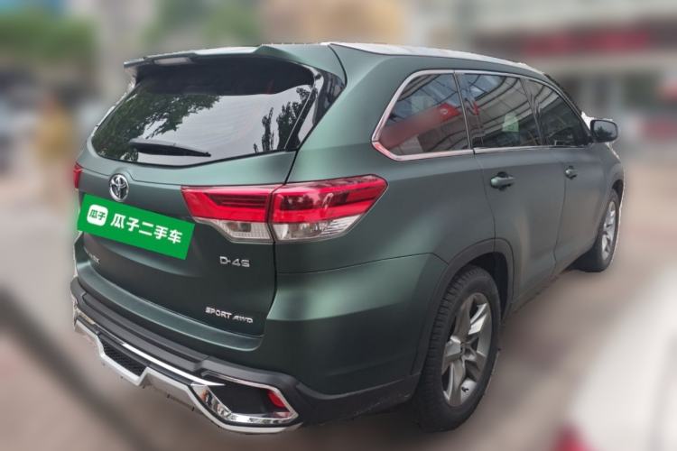Used Toyota Highlander 2018 2.0T Four-Wheel Drive Luxury Edition 7 Seats China V Emission Standard Rear Right 45 Deg