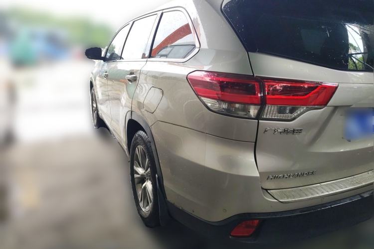 Used Toyota Highlander 2018 2.0T Four-Wheel Drive Elite Edition 7 Seats China VI Standard Rear Left 45 Deg