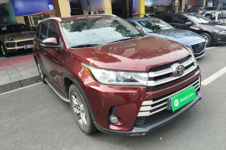 Used Toyota Highlander 2018 2.0T Four-Wheel Drive Luxury Edition 7 Seats China V Emission Standard Exterior 2
