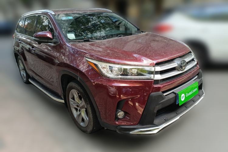Used Toyota Highlander 2018 2.0T Four-Wheel Drive Luxury Edition 7 Seats China V Emission Standard Front Right 45 Deg