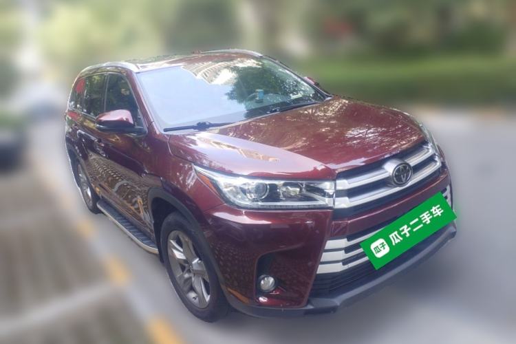 Used Toyota Highlander 2018 2.0T Two-Wheel-Drive Luxury Edition 7 Seats Emission Standard China V Front Right 45 Deg