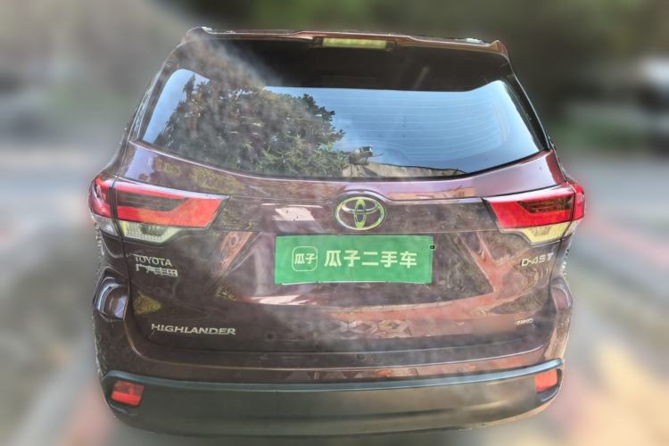 Used Toyota Highlander 2018 2.0T Four-Wheel Drive Luxury Edition 7 Seats China V Emission Standard Rear