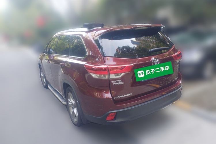 Used Toyota Highlander 2018 2.0T Two-Wheel-Drive Luxury Edition 7 Seats Emission Standard China V Rear Left 45 Deg