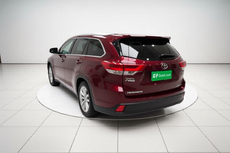 Used Toyota Highlander 2018 2.0T Four-Wheel Drive Prestige Version 7 Seats China V Emission Standard Rear Left 45 Deg