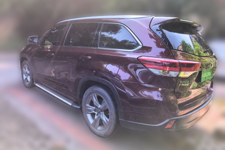 Used Toyota Highlander 2018 2.0T Four-Wheel Drive Luxury Edition 7 Seats China V Emission Standard Rear Left 45 Deg
