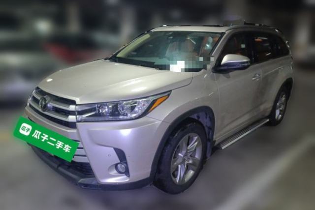 Used Toyota Highlander 2018 2.0T Four-Wheel Drive Luxury Version 7 Seats China VI Standard