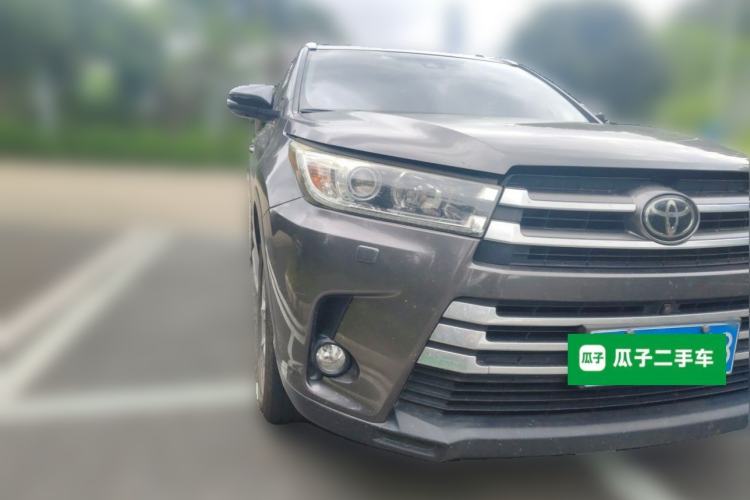 Used Toyota Highlander 2018 2.0T Four-Wheel Drive Supreme Edition 7-Seater China VI Front Right 45 Deg