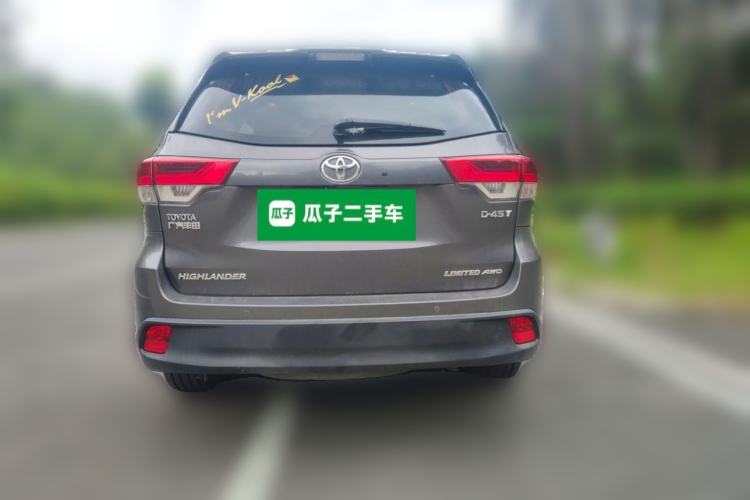 Used Toyota Highlander 2018 2.0T Four-Wheel Drive Supreme Edition 7-Seater China VI Rear