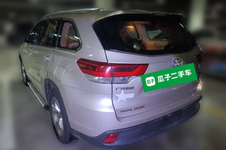 Used Toyota Highlander 2018 2.0T Four-Wheel Drive Luxury Version 7 Seats China VI Standard Rear Left 45 Deg