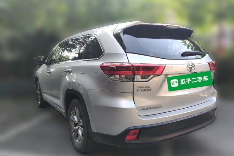 Used Toyota Highlander 2018 2.0T Two-Wheel Drive Elite Edition 7 Seats Emission Standard China V Rear Left 45 Deg
