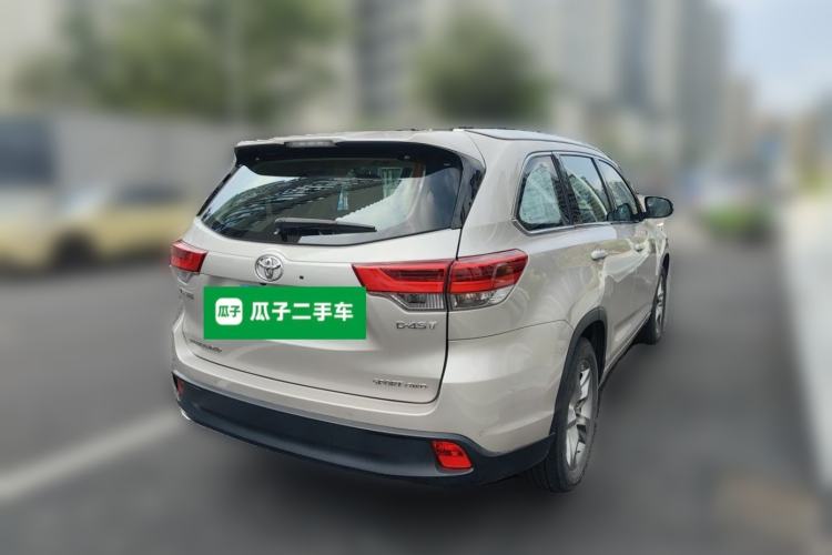 Used Toyota Highlander 2018 2.0T Four-Wheel Drive Prestige Version 7 Seats China VI Standard Rear Right 45 Deg