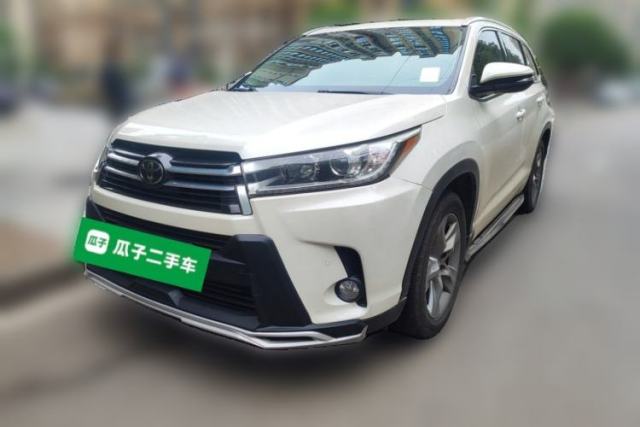Used Toyota Highlander 2018 2.0T Four-Wheel Drive Prestige Version 7 Seats China V Emission Standard