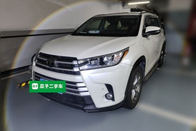 Used Toyota Highlander 2018 2.0T Four-Wheel Drive Luxury Edition 7 Seats China V Emission Standard