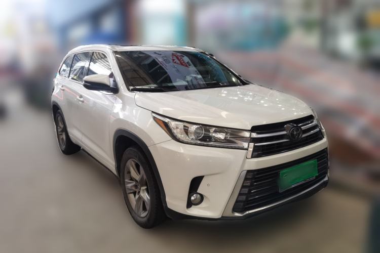 Used Toyota Highlander 2018 2.0T Four-Wheel Drive Prestige Version 7 Seats China VI Standard Front Right 45 Deg