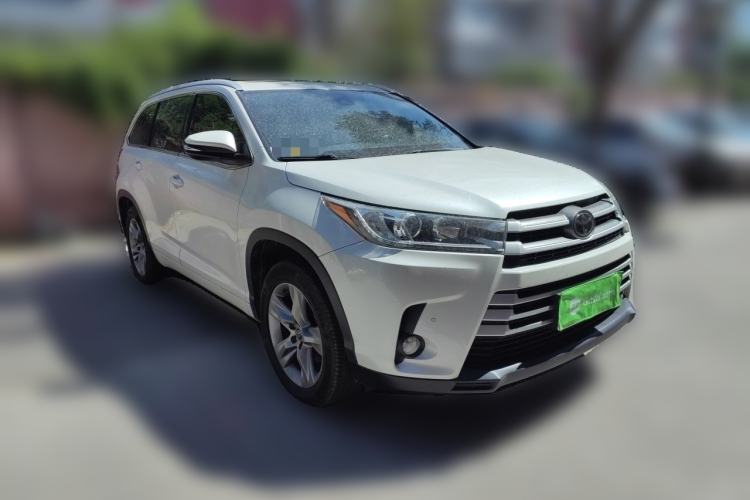 Used Toyota Highlander 2018 2.0T Four-Wheel Drive Luxury Edition 7 Seats China V Emission Standard Front Right 45 Deg