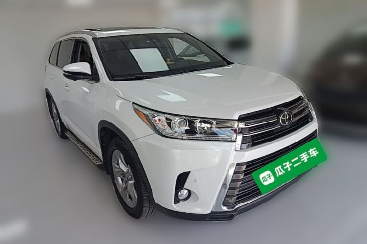 Used Toyota Highlander 2018 2.0T Four-Wheel Drive Prestige Version 7 Seats China VI Standard Front Right 45 Deg
