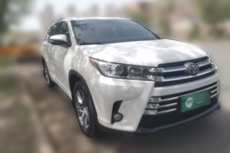 Used Toyota Highlander 2018 2.0T Four-Wheel Drive Supreme Edition 7-Seater China VI Front Right 45 Deg