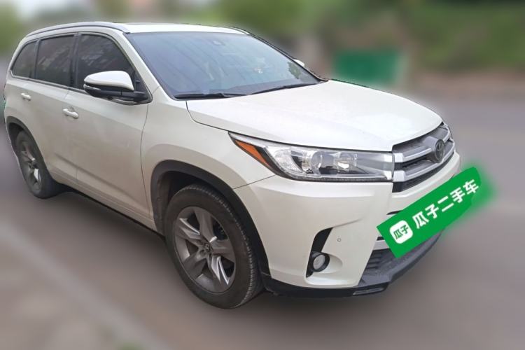 Used Toyota Highlander 2018 2.0T Four-Wheel Drive Luxury Version 7 Seats China VI Standard Front Right 45 Deg