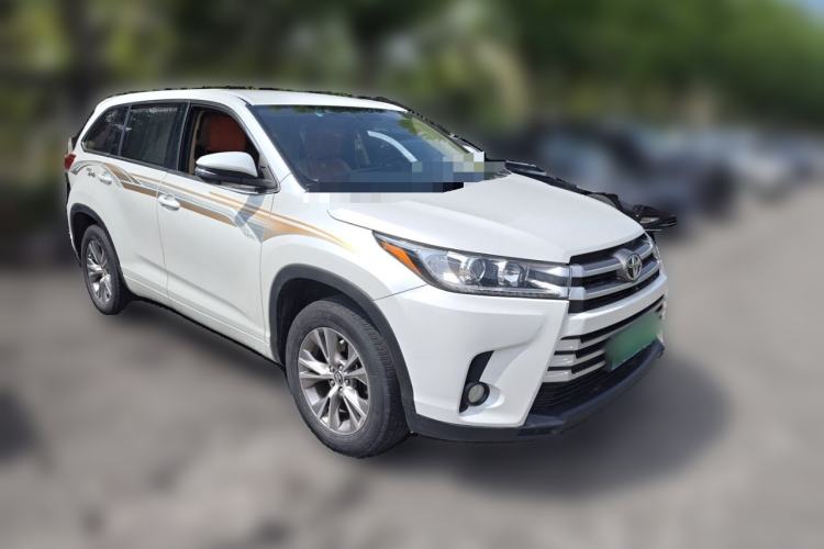 Used Toyota Highlander 2018 2.0T Four-Wheel Drive Elite Edition 7 Seats China VI Standard Front Right 45 Deg