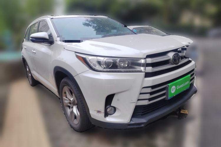 Used Toyota Highlander 2018 2.0T Four-Wheel Drive Luxury Version 7 Seats China VI Standard Front Right 45 Deg