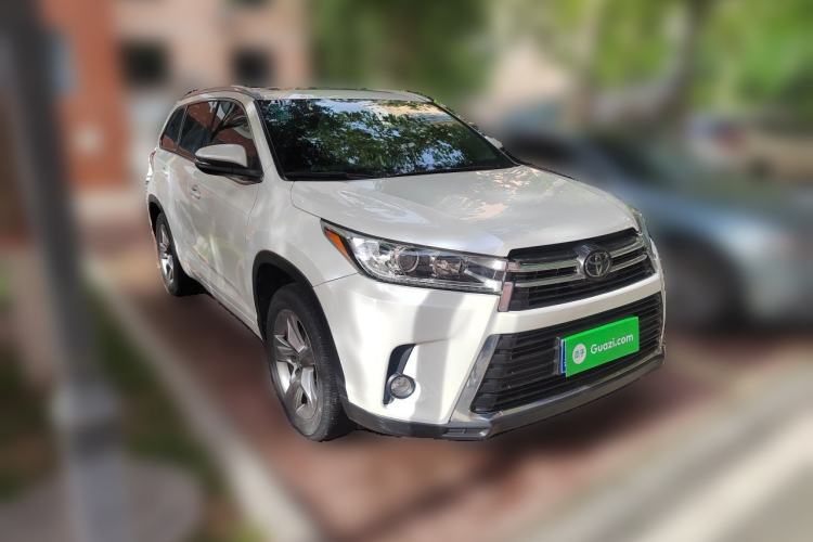 Used Toyota Highlander 2018 2.0T Four-Wheel Drive Prestige Version 7 Seats China VI Standard Front Right 45 Deg