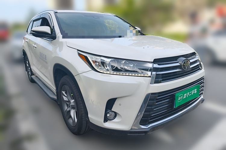 Used Toyota Highlander 2018 2.0T Four-Wheel Drive Prestige Version 7 Seats China V Emission Standard Front Right 45 Deg