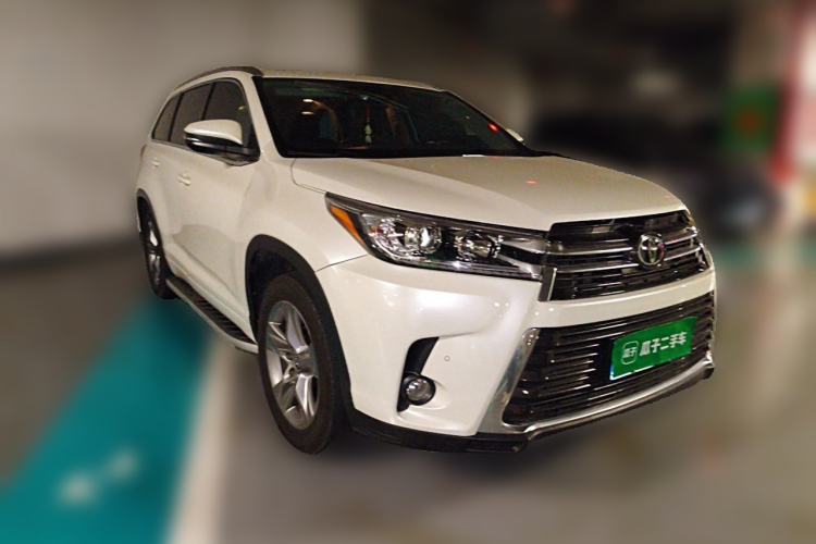 Used Toyota Highlander 2018 2.0T Four-Wheel Drive Prestige Version 7 Seats China V Emission Standard Front Right 45 Deg
