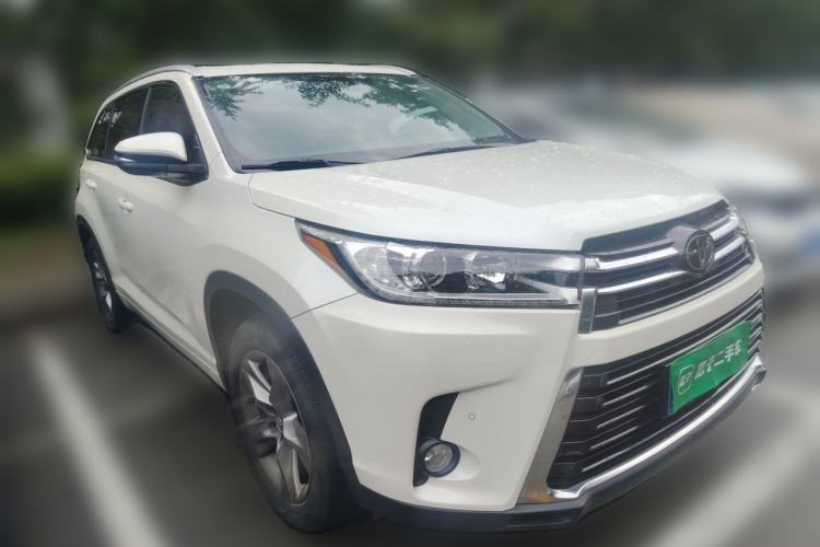 Used Toyota Highlander 2018 2.0T Four-Wheel Drive Prestige Version 7 Seats China VI Standard Front Right 45 Deg