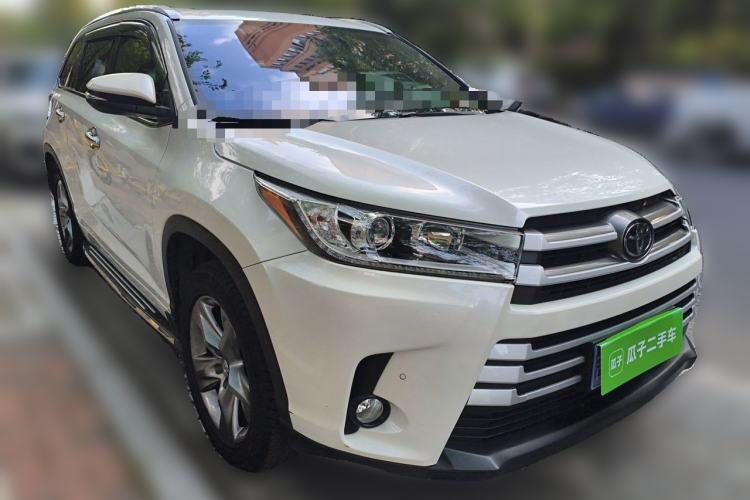 Used Toyota Highlander 2018 2.0T Four-Wheel Drive Luxury Edition 7 Seats China V Emission Standard Front Right 45 Deg