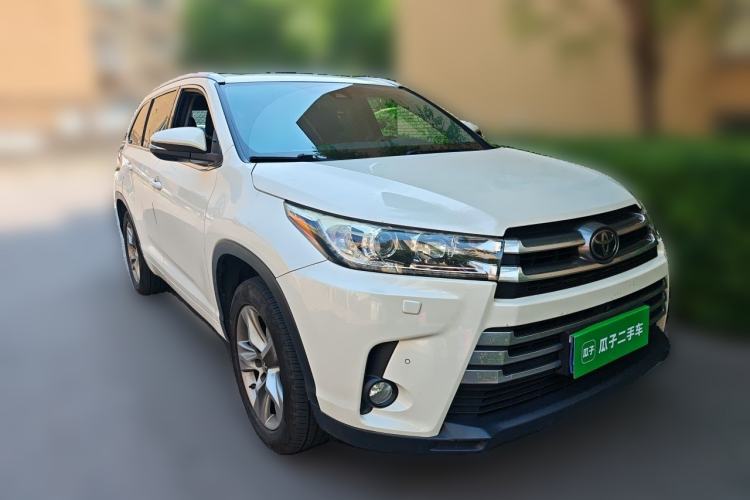 Used Toyota Highlander 2018 2.0T Four-Wheel Drive Supreme Edition 7-Seater China VI Front Right 45 Deg
