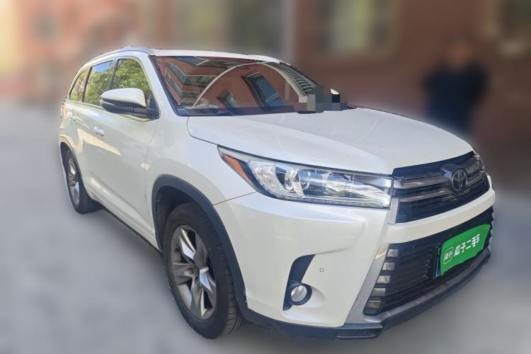 Used Toyota Highlander 2018 2.0T Four-Wheel Drive Prestige Version 7 Seats China V Emission Standard Front Right 45 Deg