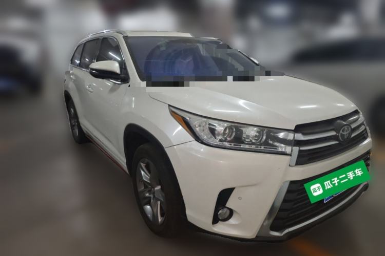 Used Toyota Highlander 2018 2.0T Four-Wheel Drive Prestige Version 7 Seats China VI Standard Front Right 45 Deg