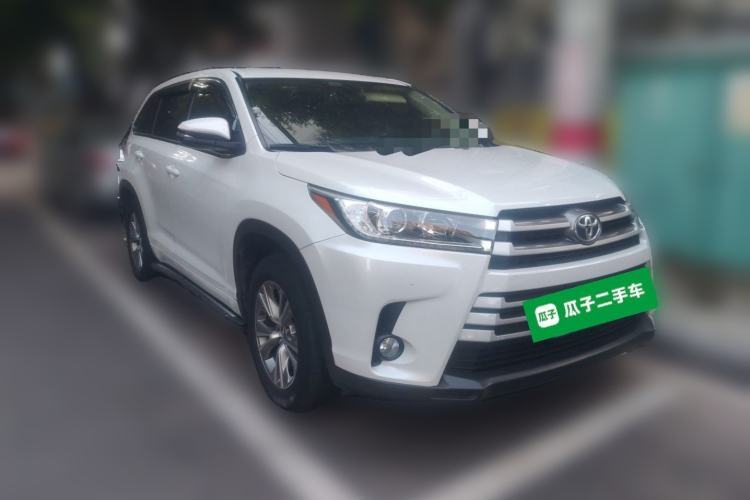 Used Toyota Highlander 2018 2.0T Four-Wheel Drive Elite Edition 7 Seats China VI Standard Front Right 45 Deg