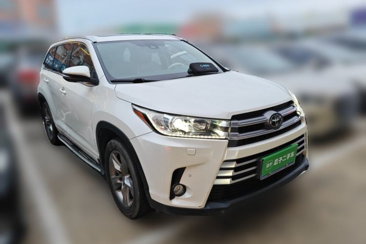 Used Toyota Highlander 2018 2.0T Four-Wheel Drive Supreme Edition 7-Seater China VI Front Right 45 Deg