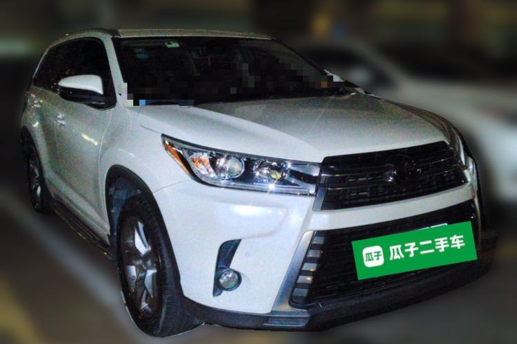 Used Toyota Highlander 2018 2.0T Four-Wheel Drive Prestige Version 7 Seats China V Emission Standard Front Right 45 Deg