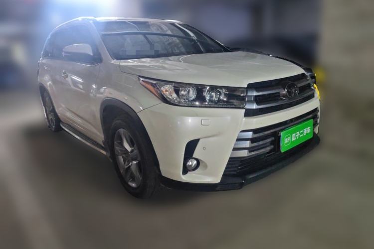 Used Toyota Highlander 2018 2.0T Four-Wheel Drive Ultimate Edition 7-Seater Emission Standard China V Front Right 45 Deg