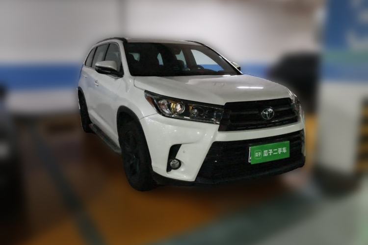 Used Toyota Highlander 2018 2.0T Four-Wheel Drive Knight Edition 7 Seats China VI Standard Front Right 45 Deg