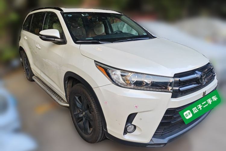 Used Toyota Highlander 2018 2.0T Four-Wheel Drive Knight Edition 7 Seats China VI Standard Front Right 45 Deg