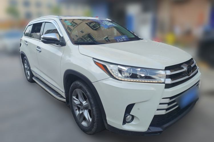 Used Toyota Highlander 2018 2.0T Four-Wheel Drive Luxury Edition 7 Seats China V Emission Standard Front Right 45 Deg