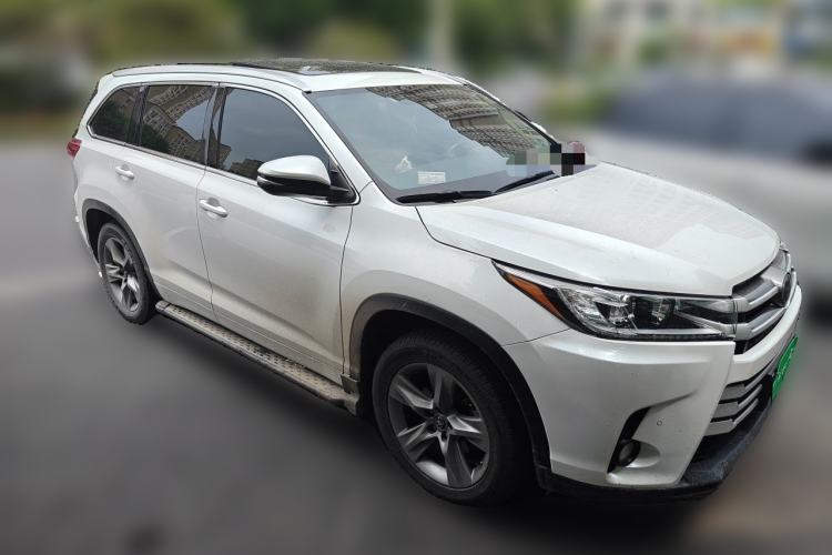 Used Toyota Highlander 2018 2.0T Four-Wheel Drive Prestige Version 7 Seats China VI Standard Front Right 45 Deg