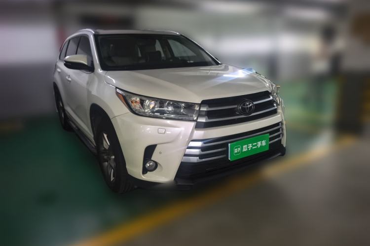 Used Toyota Highlander 2018 2.0T Four-Wheel Drive Supreme Edition 7-Seater China VI Front Right 45 Deg