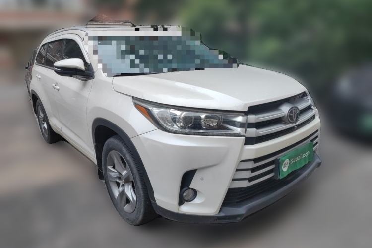 Used Toyota Highlander 2018 2.0T Four-Wheel Drive Luxury Edition 7 Seats China V Emission Standard Front Right 45 Deg
