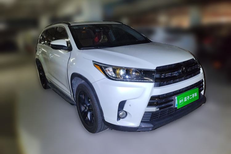 Used Toyota Highlander 2018 2.0T Four-Wheel Drive Knight Edition 7 Seats China VI Standard Front Right 45 Deg