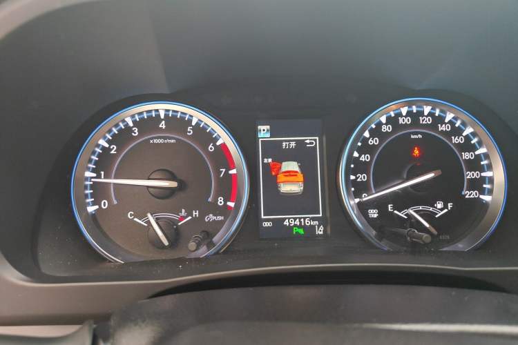Used Toyota Highlander 2018 2.0T Four-Wheel Drive Luxury Edition 7 Seats China V Emission Standard Instrument Cluster