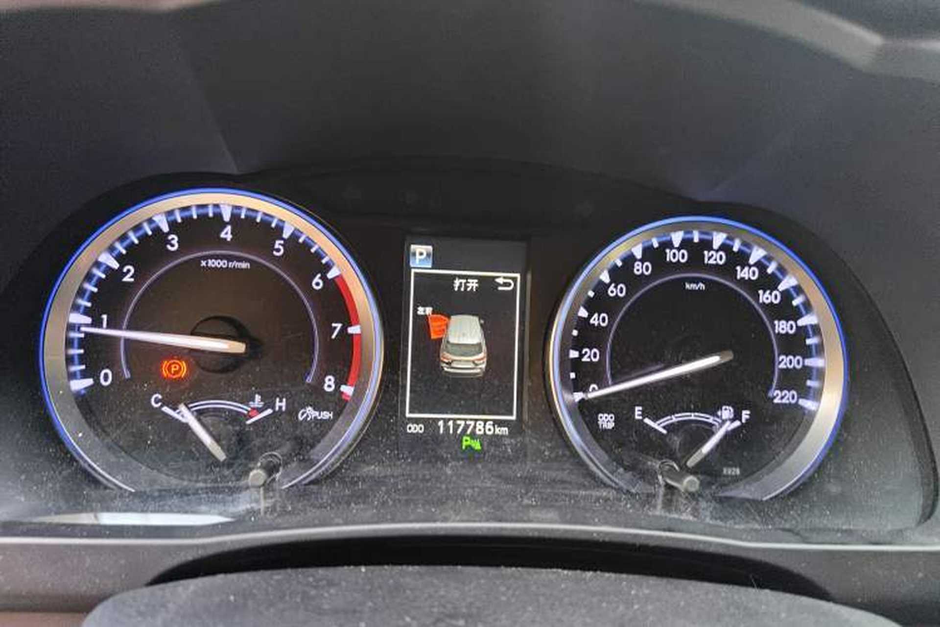 Used Toyota Highlander 2018 2.0T Four-Wheel Drive Prestige Version 7 Seats China VI Standard Instrument Cluster