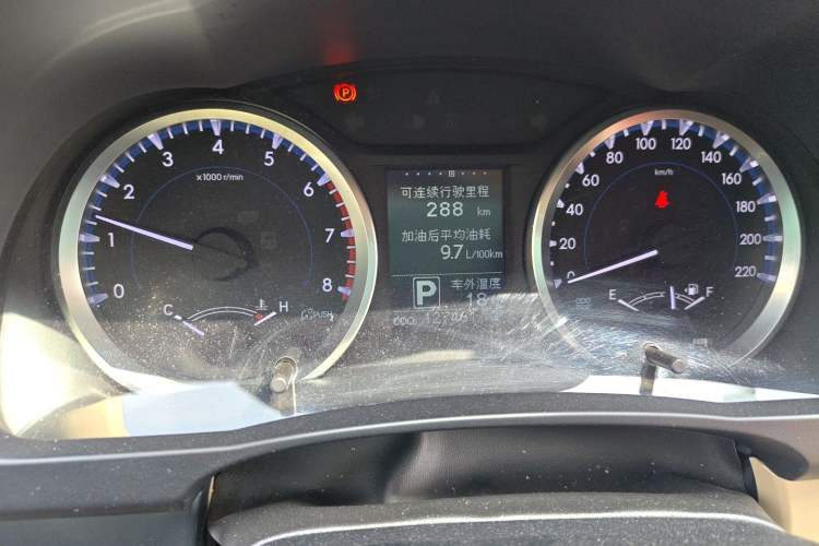 Used Toyota Highlander 2018 2.0T Four-Wheel Drive Elite Edition 7 Seats China VI Standard Instrument Cluster