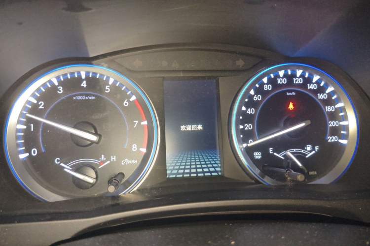 Used Toyota Highlander 2018 2.0T Four-Wheel Drive Supreme Edition 7-Seater China VI Instrument Cluster
